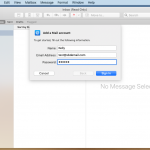 Enter your Name, Email, and Password