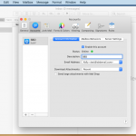 Mac Mail Account Information Preferences